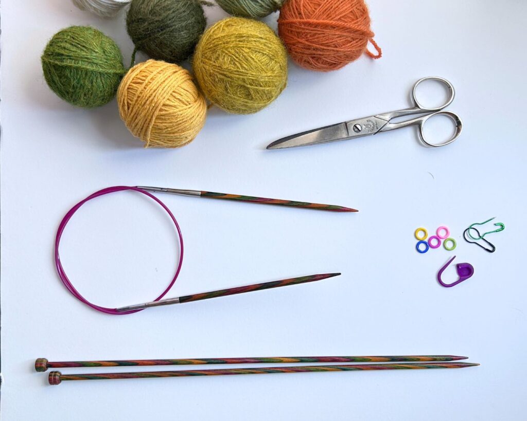 Materiales para aprender a tejer