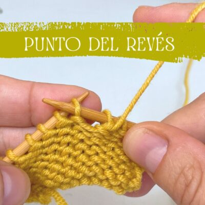 Cómo tejer el punto del revés en dos agujas para principiantes