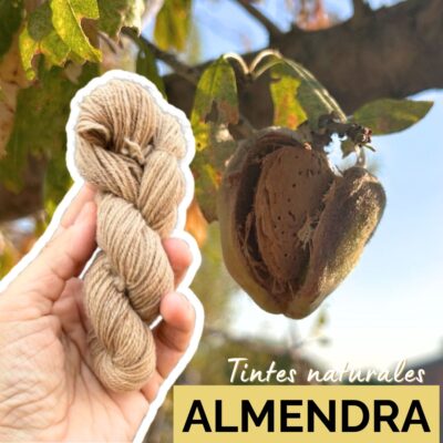 Carátula tinte con almendra