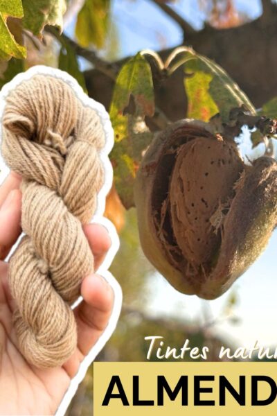 Carátula tinte con almendra