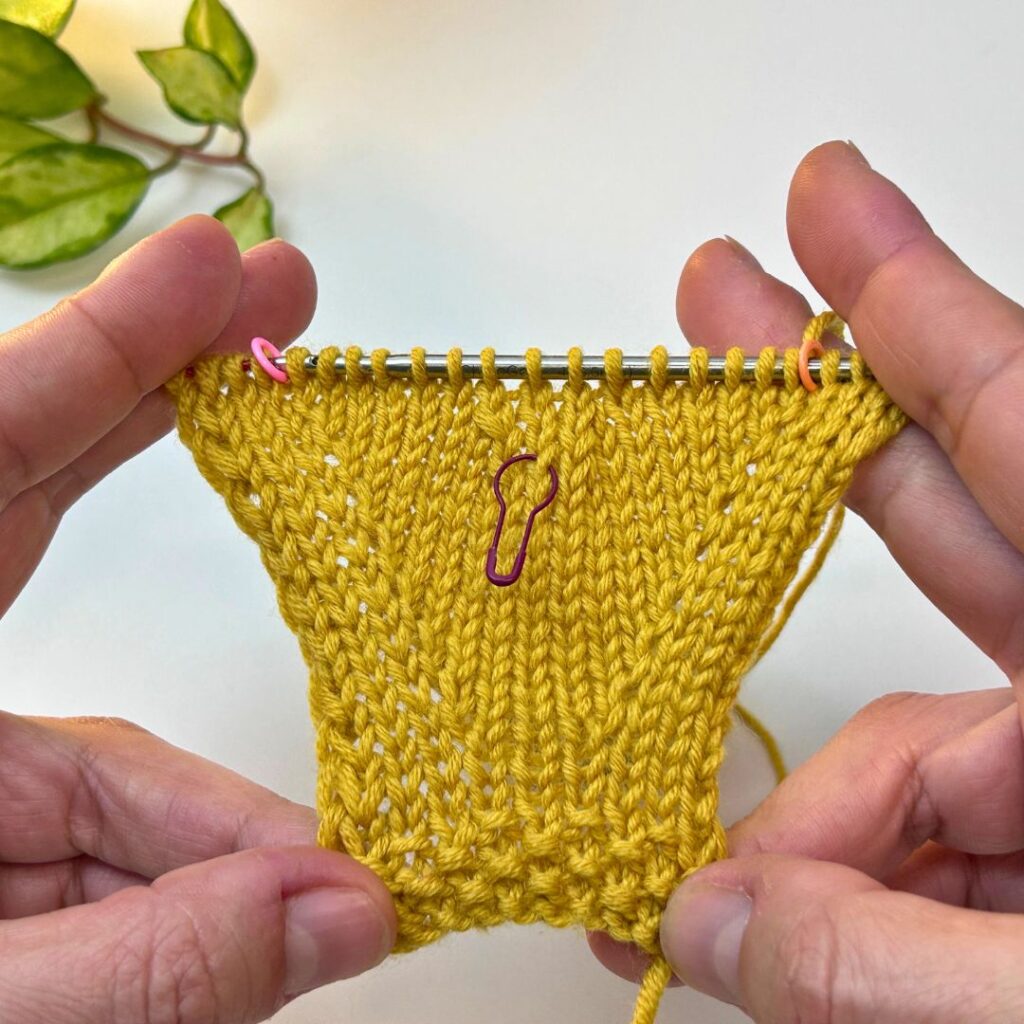 La oreja ya terminada y esperando a ser cosida